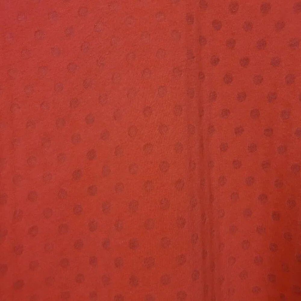American Eagle Ultimate T-Shirt Pink Polka Dot Sheer Cotton V Neck Women Size M - Picture 3 of 9